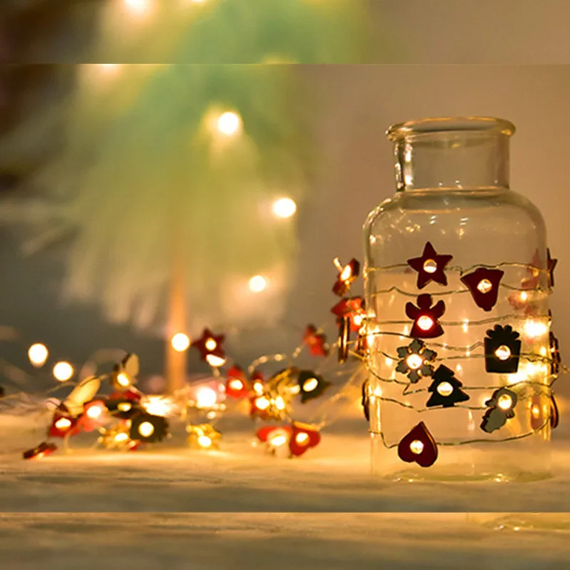 20pcs Lamp 2M Long Christmas Tree Lights Decorated Wood Party Home Ornament Led Lights Flash Powder String Lights Decoration
20pcs Lamp 2M Long Christmas Tree Lights Decorated Wood Party Home Ornament Led Lights Flash Powder String Lights Decoration