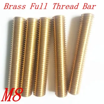 10pcs/Lot M8 L=20-100 Metric Brass Thread Rod Bar Copper Full Thread Stud length 20mm to 100mm
10pcs/Lot M8 L=20-100 Metric Brass Thread Rod Bar Copper Full Thread Stud length 20mm to 100mm