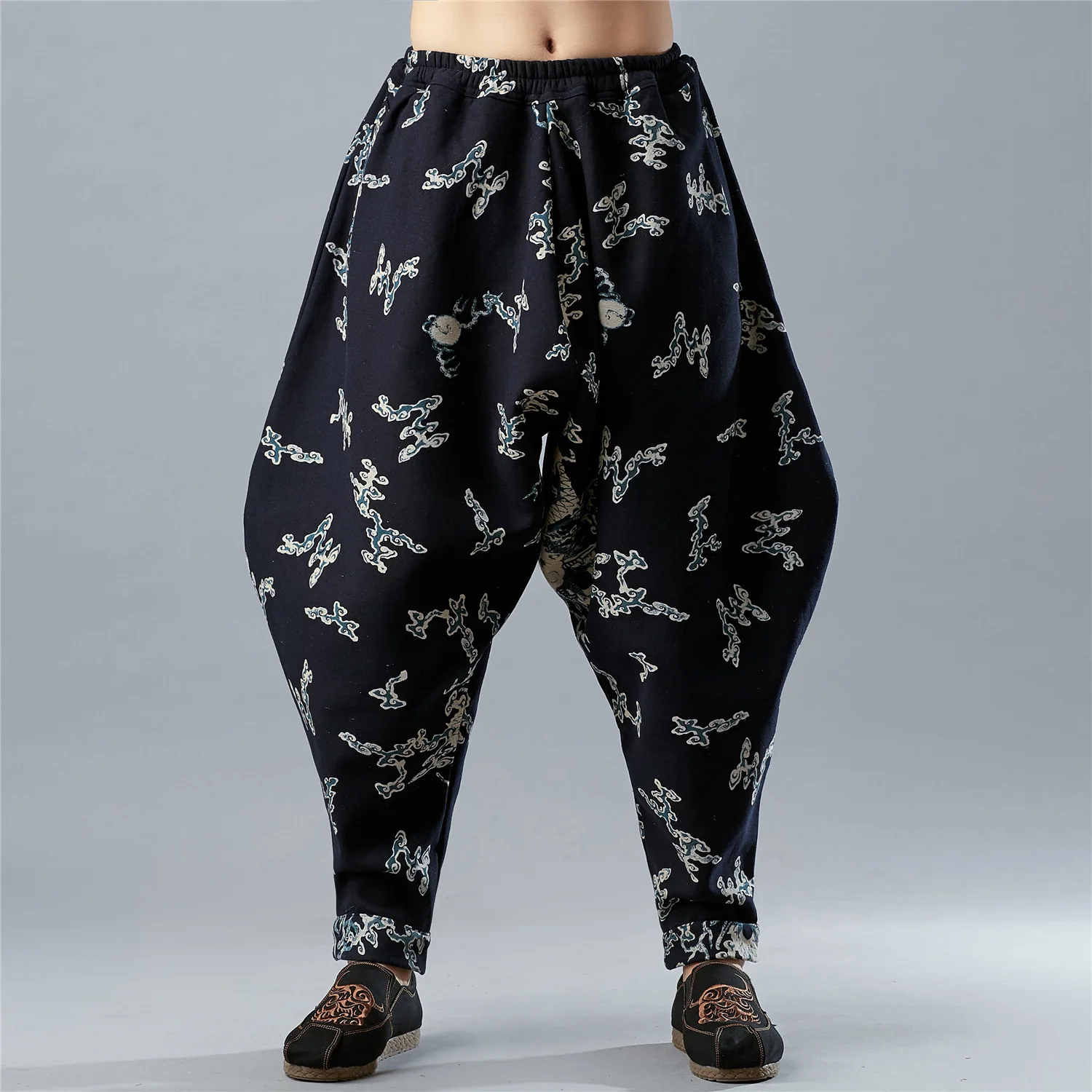 Yoga Casual Pants for Men Autumn Winter Printed Harem Wide Leg Loose Thick Thin Yoga Leisure Trousers Slacks Bloomers for Male
Yoga Casual Pants for Men Autumn Winter Printed Harem Wide Leg Loose Thick Thin Yoga Leisure Trousers Slacks Bloomers for Male