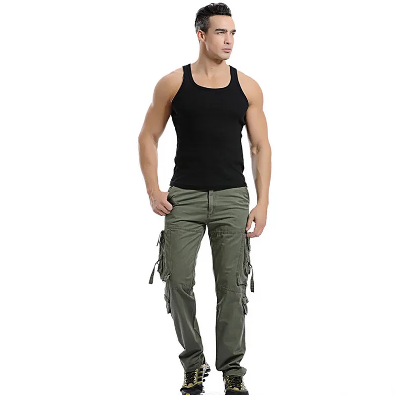 Fashion 2019 New Men Cargo Pants Army Green Big Pockets Decoration Mens Casual Trousers Easy Wash Male Army Pants Plus Size 42
Fashion 2019 New Men Cargo Pants Army Green Big Pockets Decoration Mens Casual Trousers Easy Wash Male Army Pants Plus Size 42