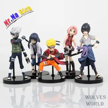 Anime Cartoon Naruto 5pcs/set Kakashi Sasuke Sakura Hinata Pvc Action Figure Brinquedos Collectibles Model Toys Dolls
Anime Cartoon Naruto 5pcs/set Kakashi Sasuke Sakura Hinata Pvc Action Figure Brinquedos Collectibles Model Toys Dolls