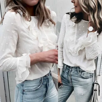 Blouse 2018 New Brand Fashion Women Chiffon Ladies Long Sleeve Loose Blouse Casual Shirt Summer Tops
Blouse 2018 New Brand Fashion Women Chiffon Ladies Long Sleeve Loose Blouse Casual Shirt Summer Tops