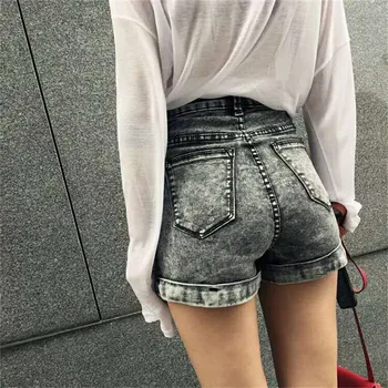 High Waist Jeans Women Black Wide Leg Pant Shorts 2019 New Spring Summer Office Fashion High Elastic Casual Jeans Feminina CX685
High Waist Jeans Women Black Wide Leg Pant Shorts 2019 New Spring Summer Office Fashion High Elastic Casual Jeans Feminina CX685