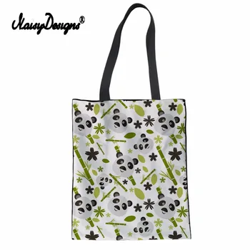 NOISYDESIGNS Cartoon Cute Panda Pattern Printed Colorful Reusable Canvas Shopping Bags For Women Girls Foldable Storage Tote Bag 
NOISYDESIGNS Cartoon Cute Panda Pattern Printed Colorful Reusable Canvas Shopping Bags For Women Girls Foldable Storage Tote Bag