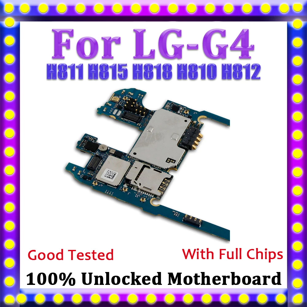 100% Original Unlocked 3G RAM 32GB ROM For LG G4 Motherboard H811 H815 H818 H810 H812 Logic Board Mainboard With Full Chips
100% Original Unlocked 3G RAM 32GB ROM For LG G4 Motherboard H811 H815 H818 H810 H812 Logic Board Mainboard With Full Chips