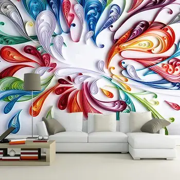Custom 3D Mural Wallpaper For Wall Modern Art Creative Colorful Floral Abstract Line Painting Wall Paper For Living Room Bedroom
Custom 3D Mural Wallpaper For Wall Modern Art Creative Colorful Floral Abstract Line Painting Wall Paper For Living Room Bedroom