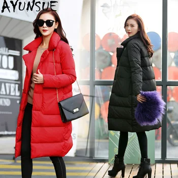 AYUNSUE 2020 Winter Jacket Women Red Thick Long Coat Womens Down Jackets Duck Down Coats Women Parkas Abrigo Mujer KJ480
AYUNSUE 2020 Winter Jacket Women Red Thick Long Coat Womens Down Jackets Duck Down Coats Women Parkas Abrigo Mujer KJ480