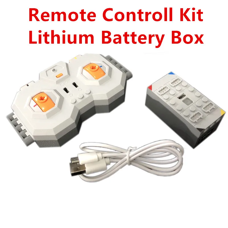 Technic Power Functions Sets Speed Remote Controller Lithium Battery Box USB Kit 8879 88000 Compatible LegoED Technic Blocks Toy
Technic Power Functions Sets Speed Remote Controller Lithium Battery Box USB Kit 8879 88000 Compatible LegoED Technic Blocks Toy
