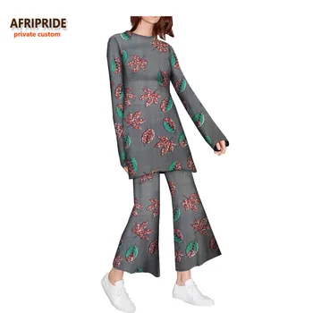 2018 autumn suit for women african print AFRIPRIDE full sleeve o-neck long top+ankle-length flare pants women casual suitA722671 
2018 autumn suit for women african print AFRIPRIDE full sleeve o-neck long top+ankle-length flare pants women casual suitA722671