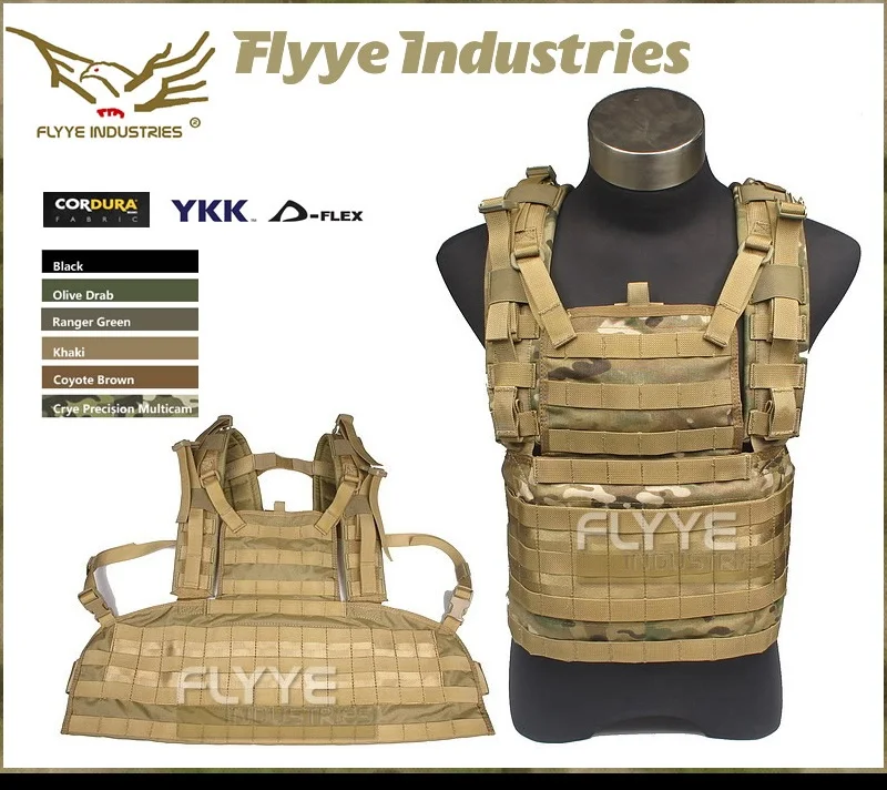 FLYYE FY-VT-C004 1000D Waterproof Nylon Adjustable Tactical Combat Vest - Army Military Vests Tacaical Gear Vest Carrier
FLYYE FY-VT-C004 1000D Waterproof Nylon Adjustable Tactical Combat Vest - Army Military Vests Tacaical Gear Vest Carrier