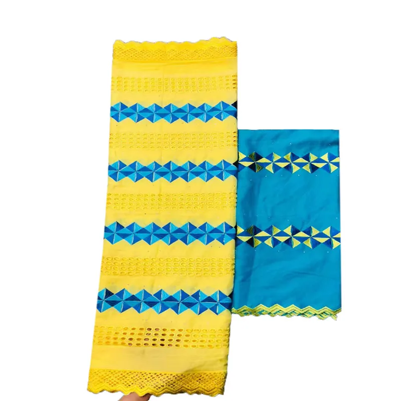 Yellow bazin riche getzner with Stones embroidery african cotton broderie and french lace fabric for wedding JJ219-1
Yellow bazin riche getzner with Stones embroidery african cotton broderie and french lace fabric for wedding JJ219-1