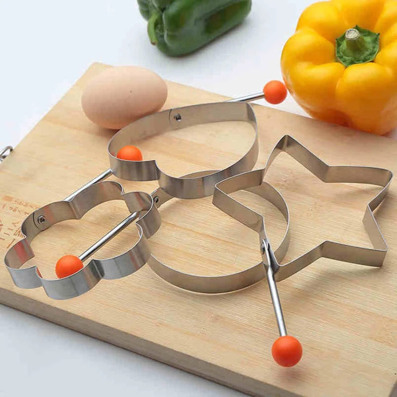 2pcs/set Hot Mini Kitchen Gadget Tool Stainless Steel pancake Mold sets ring 4 Different Shapes Cooking Fried Egg tools
2pcs/set Hot Mini Kitchen Gadget Tool Stainless Steel pancake Mold sets ring 4 Different Shapes Cooking Fried Egg tools