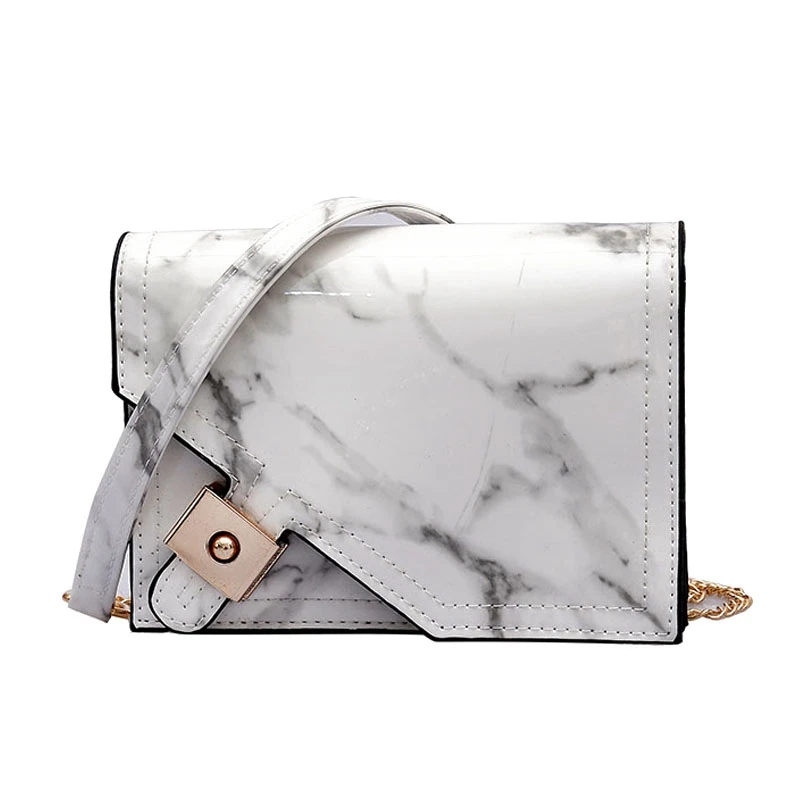 Marble Pattern Crossbody Bags for Women Messenger Bags Girls Small Flap Chain Shoulder Bag White
Marble Pattern Crossbody Bags for Women Messenger Bags Girls Small Flap Chain Shoulder Bag White