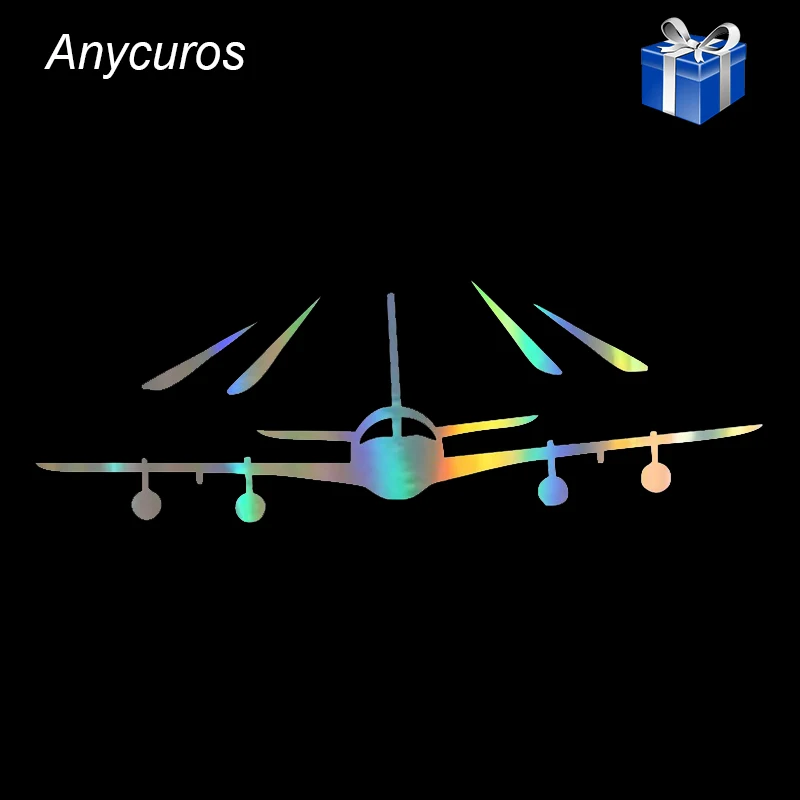 Anycuros самолет летающий модный Декор наклейки для автомобиля Стайлинг 16 4 см * 5 1 |