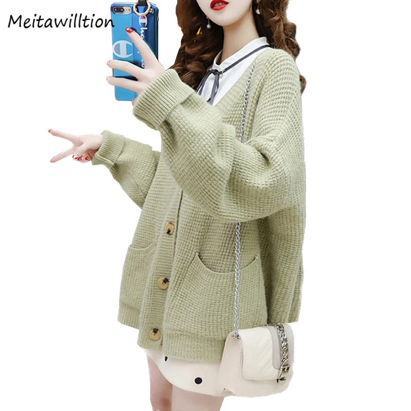 Autumn Winter Women Cardigan Long Cotton Tops 2019 Casaul Long Sleeve Knitted Sweaters Plus Size Female Loose Cardigan Jumper
Autumn Winter Women Cardigan Long Cotton Tops 2019 Casaul Long Sleeve Knitted Sweaters Plus Size Female Loose Cardigan Jumper