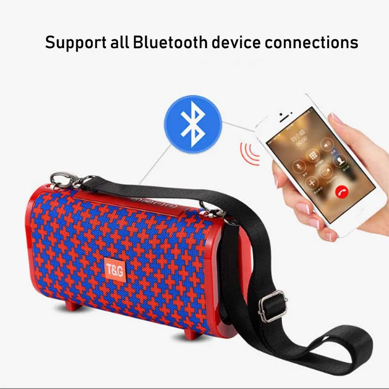TG123 Waterproof Wireless Bluetooth 4.2 Speaker Super Bass Subwoofer Outdoor Sound Box FM Portable Stereo Speaker + 16G TF Card
TG123 Waterproof Wireless Bluetooth 4.2 Speaker Super Bass Subwoofer Outdoor Sound Box FM Portable Stereo Speaker + 16G TF Card