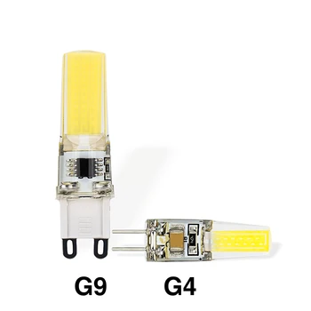 G4 G9 LED Lamp Mini COB Bulb Chip 3W DC 12V AC 220V LED Light Replace Halogen Chandelier Lamps Lampadas 360 degree Silicone Bulb
G4 G9 LED Lamp Mini COB Bulb Chip 3W DC 12V AC 220V LED Light Replace Halogen Chandelier Lamps Lampadas 360 degree Silicone Bulb