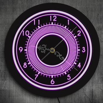3D Wall Clock with LED Backlight Arabic Numerals Home Decor Modern Clock Wall Watch 3D Neon Sign Multi Colors Edge Lit Clock
3D Wall Clock with LED Backlight Arabic Numerals Home Decor Modern Clock Wall Watch 3D Neon Sign Multi Colors Edge Lit Clock