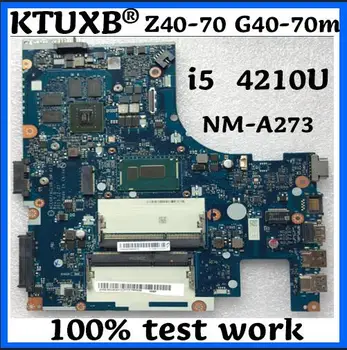 KTUXB Lenovo ACLUA/ACLUB NM-A273 for Lenovo Z40-70 G40-70M notebook motherboard CPU i5 4210U GT840M 2G 100% test work
KTUXB Lenovo ACLUA/ACLUB NM-A273 for Lenovo Z40-70 G40-70M notebook motherboard CPU i5 4210U GT840M 2G 100% test work