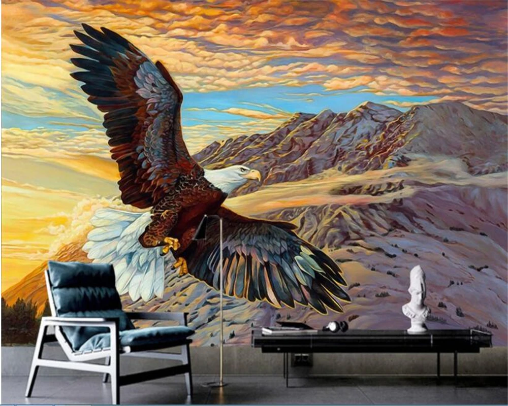 beibehang papel de parede wallpaper The new Chinese modern minimalist Eagles cleaved the sky background papier peint bebang
beibehang papel de parede wallpaper The new Chinese modern minimalist Eagles cleaved the sky background papier peint bebang