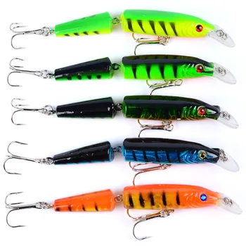 1Pcs Lifelike Artificial Crankbait Multi Jointed Fishing Lure 10.5cm/9.6g 2-segment Hard Bait 6# Hook Wobblers Sea Fishing Bait
1Pcs Lifelike Artificial Crankbait Multi Jointed Fishing Lure 10.5cm/9.6g 2-segment Hard Bait 6# Hook Wobblers Sea Fishing Bait