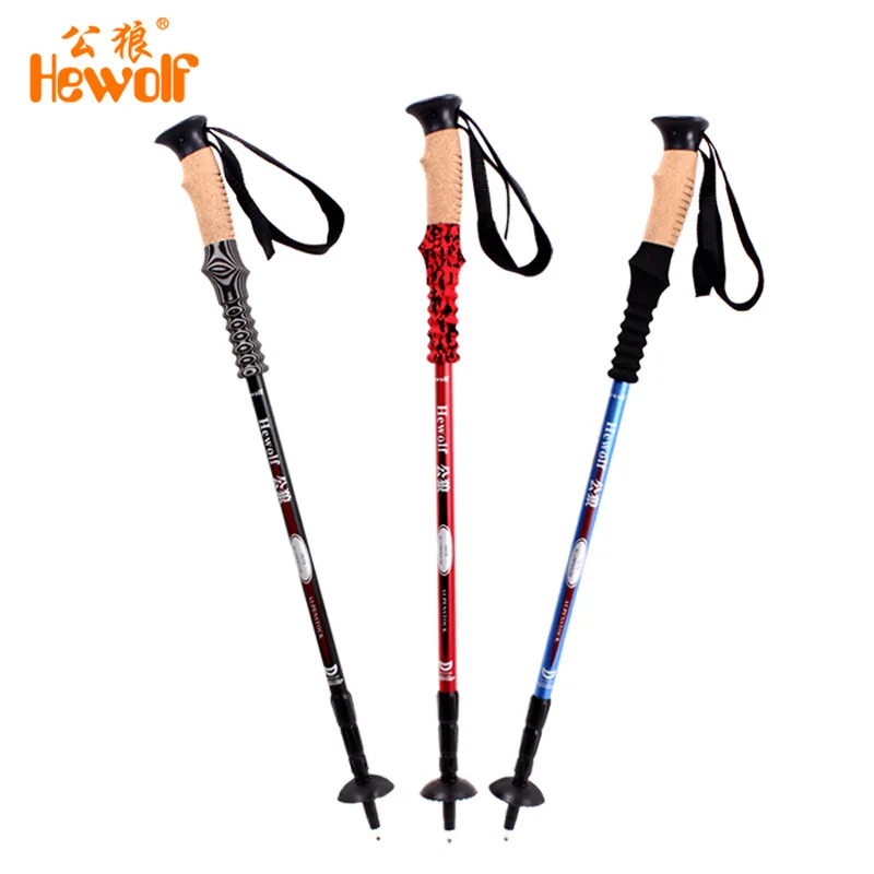 Hewolf alpenstock 7075 aluminum outdoor walking stick folding telescopic crutch stick straight handle gently climbing equipment
Hewolf alpenstock 7075 aluminum outdoor walking stick folding telescopic crutch stick straight handle gently climbing equipment