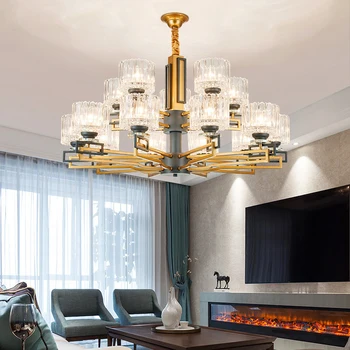 Modern Gold&Gray Metal Led Chandeliers Lighting Living Room Glass Shade Led Pendant Chandelier Lights Bedroom Led Hanging Lamp
Modern Gold&Gray Metal Led Chandeliers Lighting Living Room Glass Shade Led Pendant Chandelier Lights Bedroom Led Hanging Lamp