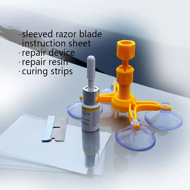High quality Auto Glass Windscreen Quick Fix Repair Tool DIY Dent Remove Car Kit
High quality Auto Glass Windscreen Quick Fix Repair Tool DIY Dent Remove Car Kit