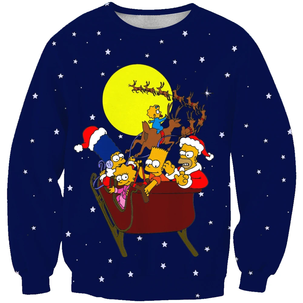 New Arrival Fashion Unisex Sweatshirt 3D The Simpson Cartoon Print Simple Casual White Relaxtion Oversized Clothes Free Shipping
New Arrival Fashion Unisex Sweatshirt 3D The Simpson Cartoon Print Simple Casual White Relaxtion Oversized Clothes Free Shipping