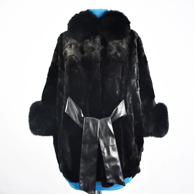 2018 new real mink fur coat jacket fox fur collar high quality fashion sash belt women natural fur coat thick warm street style
2018 new real mink fur coat jacket fox fur collar high quality fashion sash belt women natural fur coat thick warm street style