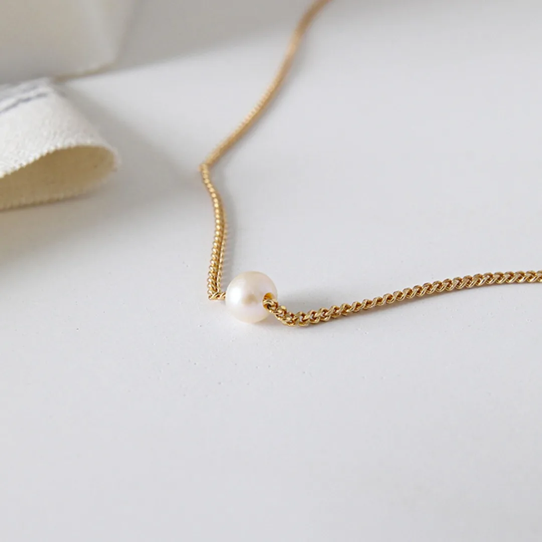 Sterling Silver 925 Fresh Water Pearl Necklace Simple Korean Pearl Pendant Gold Chain Necklace Minimalist Jewelry Valentine Gift
Sterling Silver 925 Fresh Water Pearl Necklace Simple Korean Pearl Pendant Gold Chain Necklace Minimalist Jewelry Valentine Gift