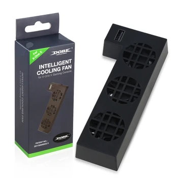 Intelligent Cooling Fan External USB Port with 3 Cool Fans System for Mircosoft XBOX ONE X Console Cooler
Intelligent Cooling Fan External USB Port with 3 Cool Fans System for Mircosoft XBOX ONE X Console Cooler