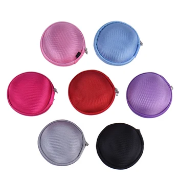 Portable Case for Headphones Case Mini Zippered Round Storage Hard Bag Headset Box for Earphone Case SD TF Cards Earphone
Portable Case for Headphones Case Mini Zippered Round Storage Hard Bag Headset Box for Earphone Case SD TF Cards Earphone