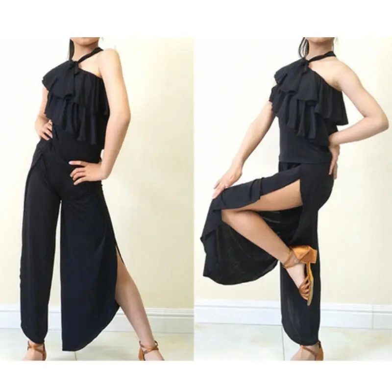 Latin Dance Dress For Girls Elegant Black Standard Ballroom Dancing Dresses Pants Latin For Kids Performance Wear Salsa Costumes
Latin Dance Dress For Girls Elegant Black Standard Ballroom Dancing Dresses Pants Latin For Kids Performance Wear Salsa Costumes