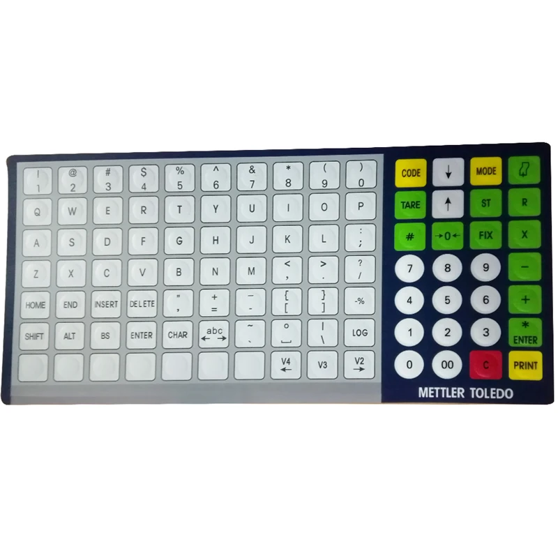 

New Original Scale Keyboard Film (ENGLISH VERSION) For METTLER Toledo BCOM Overlays for bcom-T2A Scale