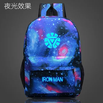 IVYYE Iron Man Logo Fashion Oxford Backpacks Shine Rucksacks Night Light Backpack Casual Luminous Travel Knapsack Unisex New
IVYYE Iron Man Logo Fashion Oxford Backpacks Shine Rucksacks Night Light Backpack Casual Luminous Travel Knapsack Unisex New