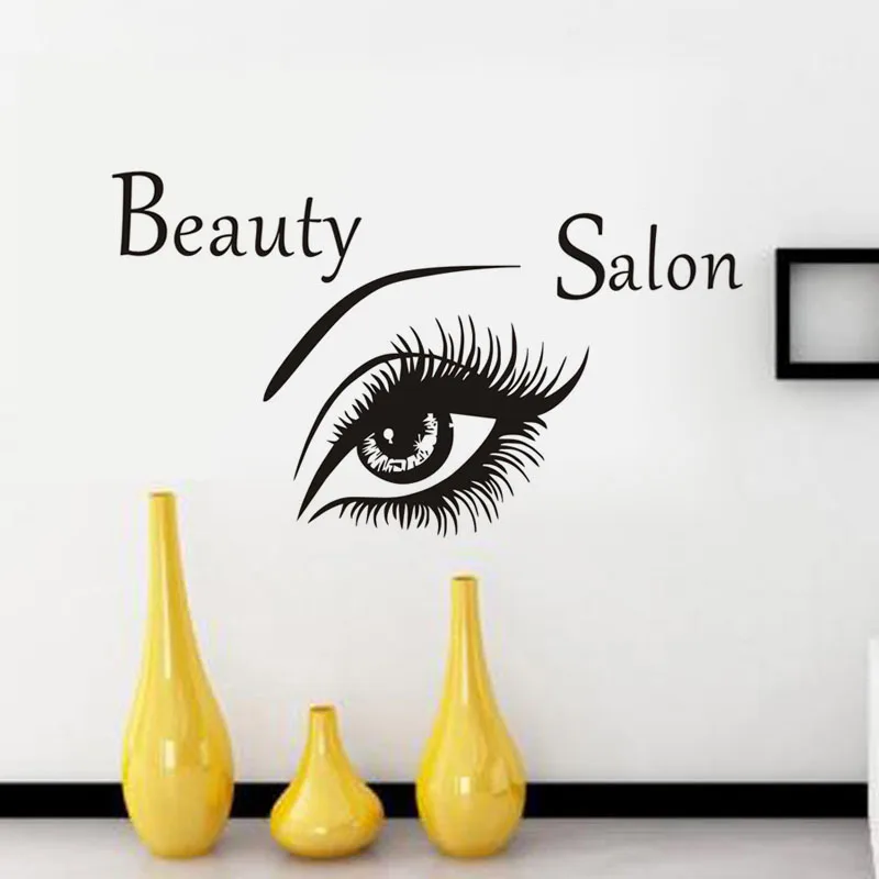 EHOME Beauty Salon Wall Sticker Eye Creative DIY Window Stickers Eyelashes Girl Bedroom Wall Decals Vinyl
EHOME Beauty Salon Wall Sticker Eye Creative DIY Window Stickers Eyelashes Girl Bedroom Wall Decals Vinyl