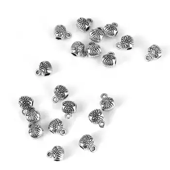 20pcs/Pack Original Designed Vintage Tibetan Silver Color Alloy Pendant Bails DIY Connector Spacer Beads Jewelry Accessories
20pcs/Pack Original Designed Vintage Tibetan Silver Color Alloy Pendant Bails DIY Connector Spacer Beads Jewelry Accessories