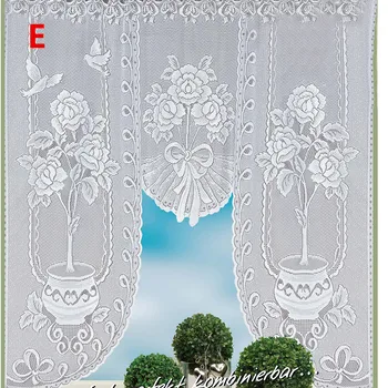 Enipate European White Translucent Coffee Curtain Warp Knitted Curtains Kitchen Tulle Lace Sheer Jacquard Curtains
Enipate European White Translucent Coffee Curtain Warp Knitted Curtains Kitchen Tulle Lace Sheer Jacquard Curtains