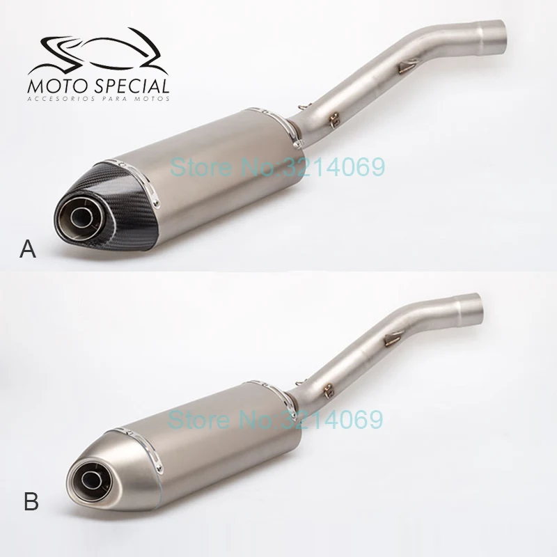 Motorcycle Exhaust Muffler Set ID: 51mm Length: 482mm Moto Escape For Yoshimura Z800 Motorbike Exhaust Pipe With DB Killer
Motorcycle Exhaust Muffler Set ID: 51mm Length: 482mm Moto Escape For Yoshimura Z800 Motorbike Exhaust Pipe With DB Killer