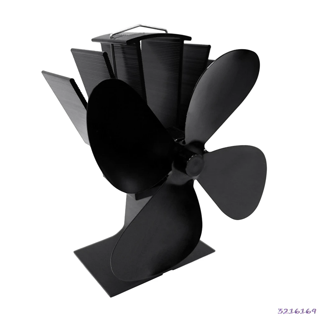 4 Blades Heat Self-Powered Stove Top Fan Aluminium Silent Eco-Friendly Fuel Saving For Wood Log Burner Fireplace Ecofan
4 Blades Heat Self-Powered Stove Top Fan Aluminium Silent Eco-Friendly Fuel Saving For Wood Log Burner Fireplace Ecofan