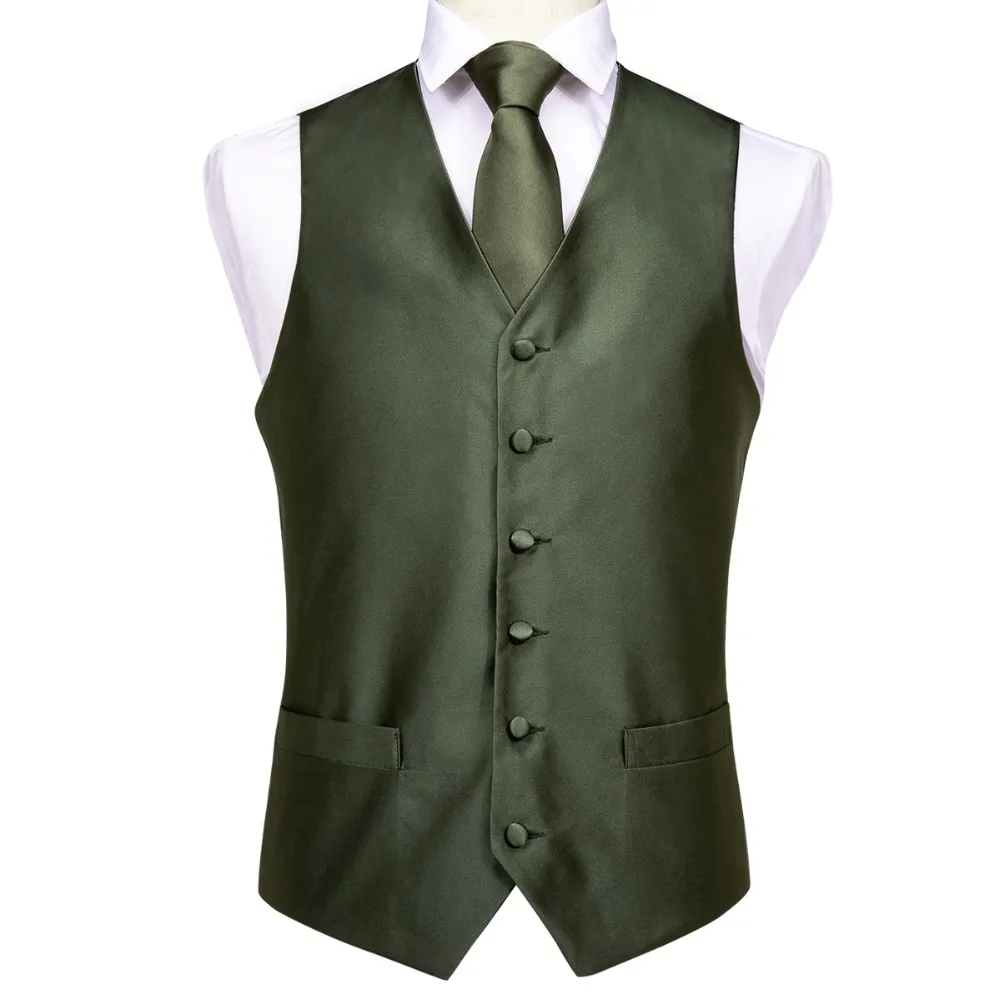 Hi-Tie Men's Suit Vest Silk Classic Party Wedding Necktie Waistcoat Vest Pocket Square Tie Suit Set Green Vests for Men VE-0006
Hi-Tie Men's Suit Vest Silk Classic Party Wedding Necktie Waistcoat Vest Pocket Square Tie Suit Set Green Vests for Men VE-0006