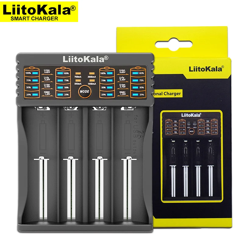 Liitokala Lii-402 18650 Charger Charging 18650 1.2V 3.7V 3.2V AA / AAA 26650 10440 16340 NiMH Lithium Battery Charger
Liitokala Lii-402 18650 Charger Charging 18650 1.2V 3.7V 3.2V AA / AAA 26650 10440 16340 NiMH Lithium Battery Charger