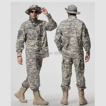 High Quality! US Army Tactical Military Camouflage Combat Uniform Airsoft Camo BDU Men Clothing Set Outdoor Hunting suits
High Quality! US Army Tactical Military Camouflage Combat Uniform Airsoft Camo BDU Men Clothing Set Outdoor Hunting suits