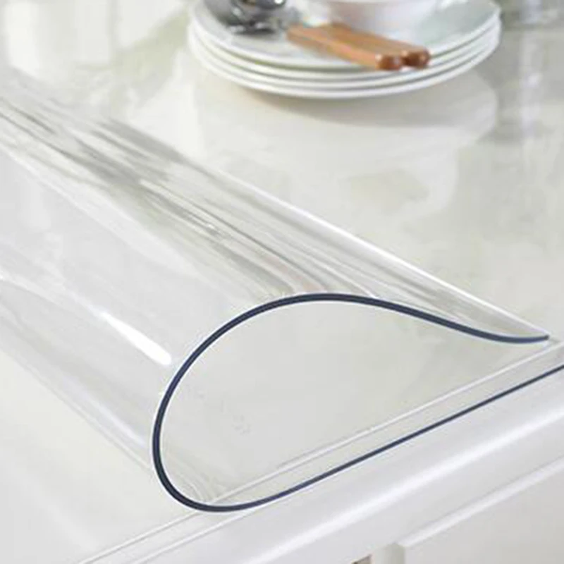 Reusable Transparent PVC Table Cover Tablecloth Mat Clear Soft Glass Effect Table Protecting Cover
Reusable Transparent PVC Table Cover Tablecloth Mat Clear Soft Glass Effect Table Protecting Cover