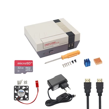 Raspberry Pi 3 Model B+ NESPi Case Plastic Retroflag Box Fan +16G/32 SD Card + Power Supply + HDMI Cable+heat sink for RPI
Raspberry Pi 3 Model B+ NESPi Case Plastic Retroflag Box Fan +16G/32 SD Card + Power Supply + HDMI Cable+heat sink for RPI