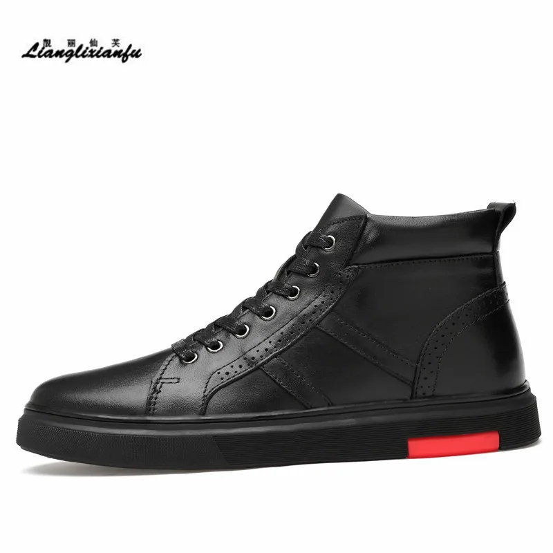 High quality Men's Botas Round Toe Bottes Hiver Lace-Up Cow Leather shoes male ankle boots Antiskid chaussure Bottes size:37-45
High quality Men's Botas Round Toe Bottes Hiver Lace-Up Cow Leather shoes male ankle boots Antiskid chaussure Bottes size:37-45