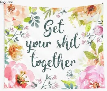 Get Your Shit Together Wall Tapestry Cover Beach Towel Throw Blanket Picnic Yoga Mat Home Decoration
Get Your Shit Together Wall Tapestry Cover Beach Towel Throw Blanket Picnic Yoga Mat Home Decoration