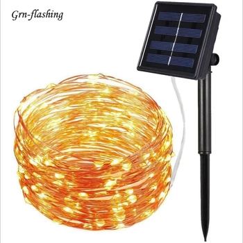 8 modes 10m 20m LED Solar garden String Light silver Copper wire Fairy Solar Powered for Christmas party outdoor decor lighting
8 modes 10m 20m LED Solar garden String Light silver Copper wire Fairy Solar Powered for Christmas party outdoor decor lighting
