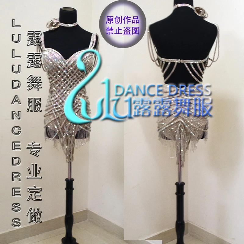 Latin dress The latest style Sexy Latin dance apparel Latin dance dress lycar dress
Latin dress The latest style Sexy Latin dance apparel Latin dance dress lycar dress